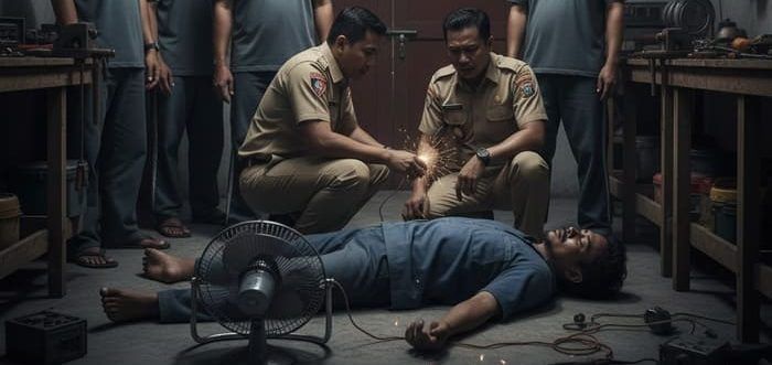 Tragedi di Bengkel Rutan Sumenep: Terpidana Narkotika Tewas Tersetrum Saat Perbaiki Kipas