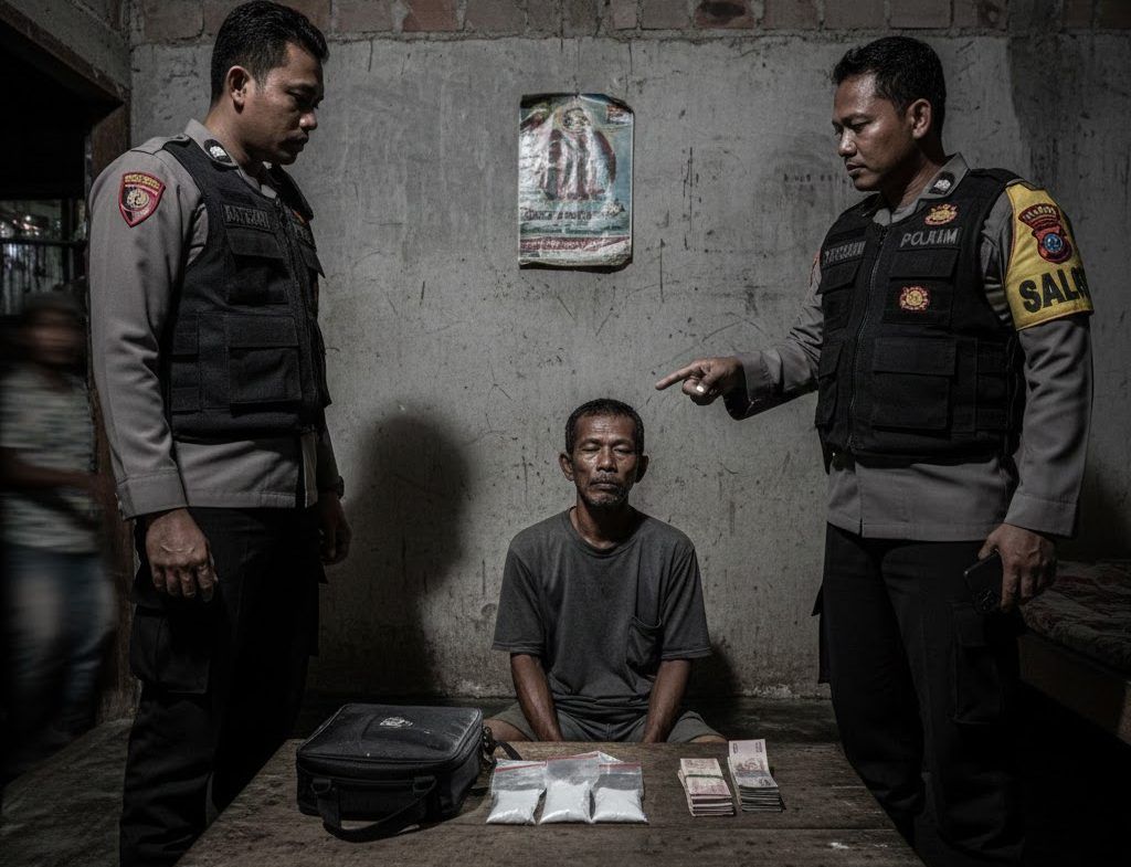 DRAMA 2 GRAM SABU: Pria Talango Sumenep Dibekuk Polisi, Mengaku ‘Belum Teler’ Usai Konsumsi Barang Haram