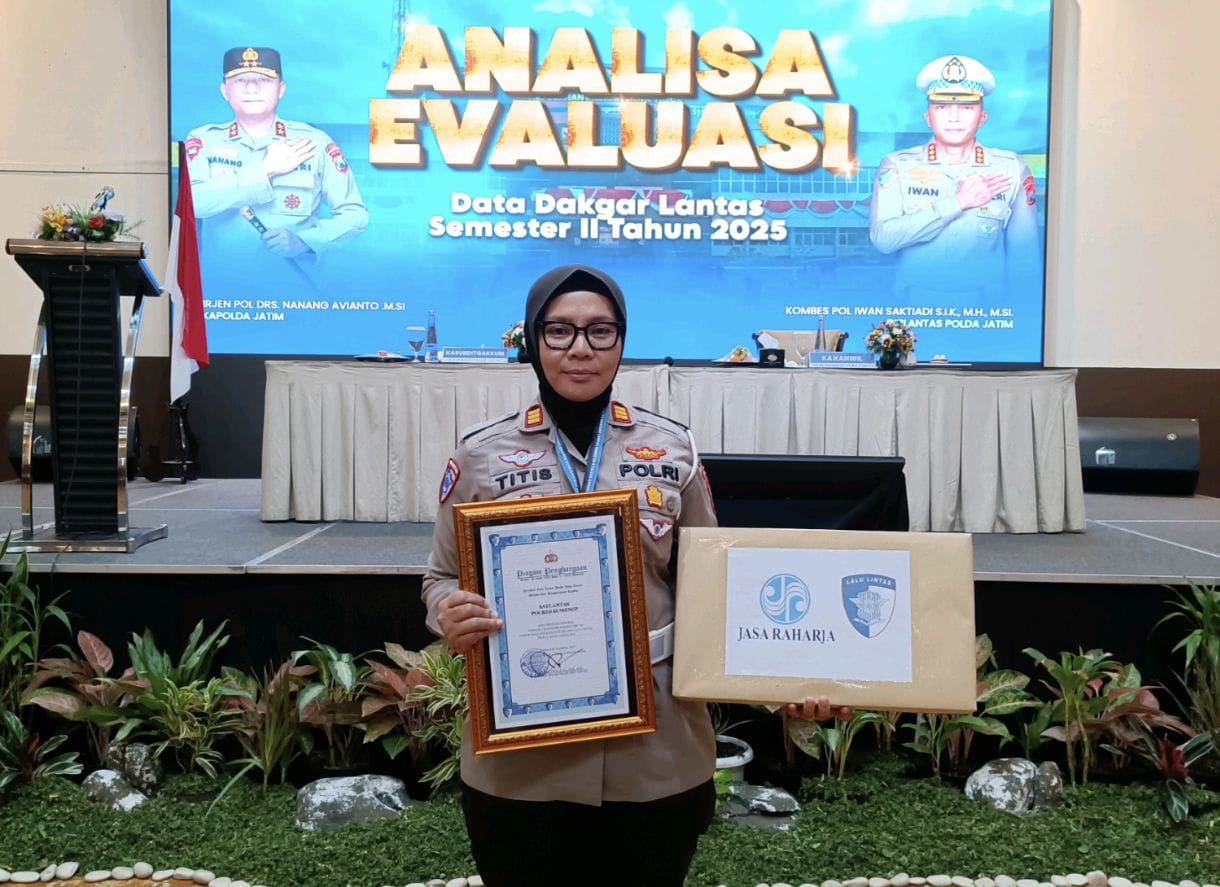 Satlantas Polres Sumenep Sabet Penghargaan Terbaik I: Sukses Tekan Angka Kecelakaan Lalu Lintas Triwulan III 2025