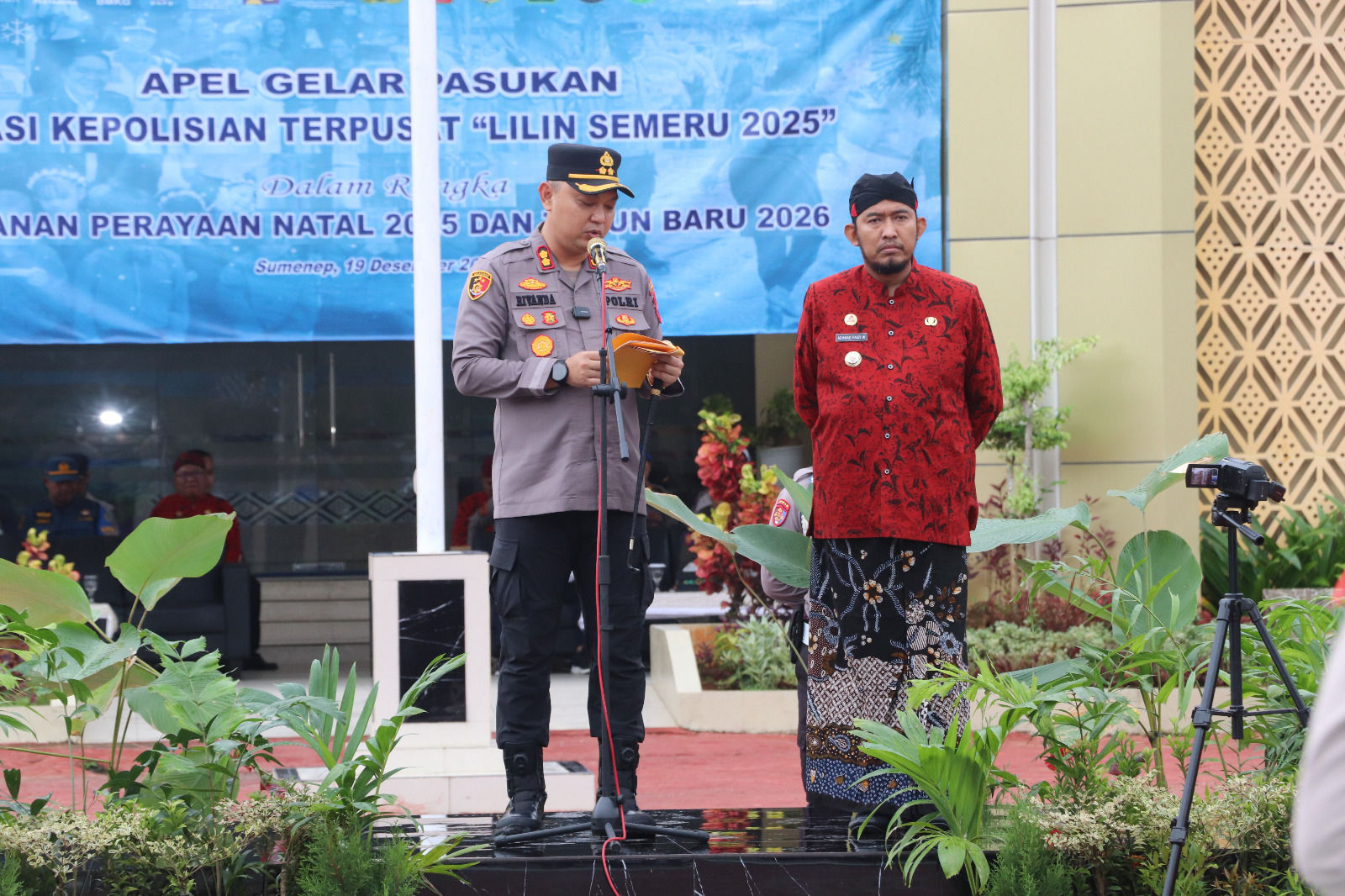 Polres Sumenep Gelar Apel Pasukan Operasi Lilin Semeru 2025, Siap Amankan Nataru