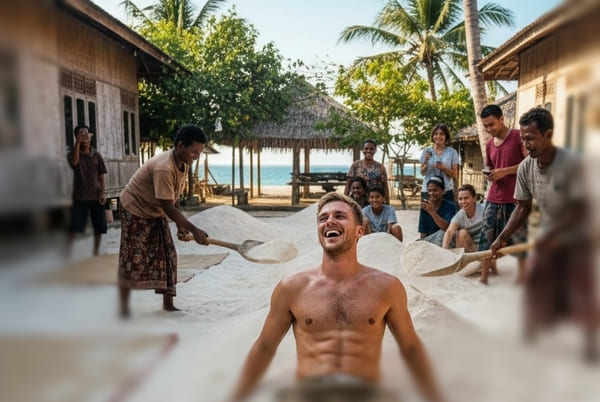 KEJUTAN di MADURA! 🤯 Kampung Ini Bikin BULE Melongo: Setiap Malam WAJIB Tidur di Atas Pasir, Bukan Kasur Kapuk! Apa Rahasia Sehatnya?