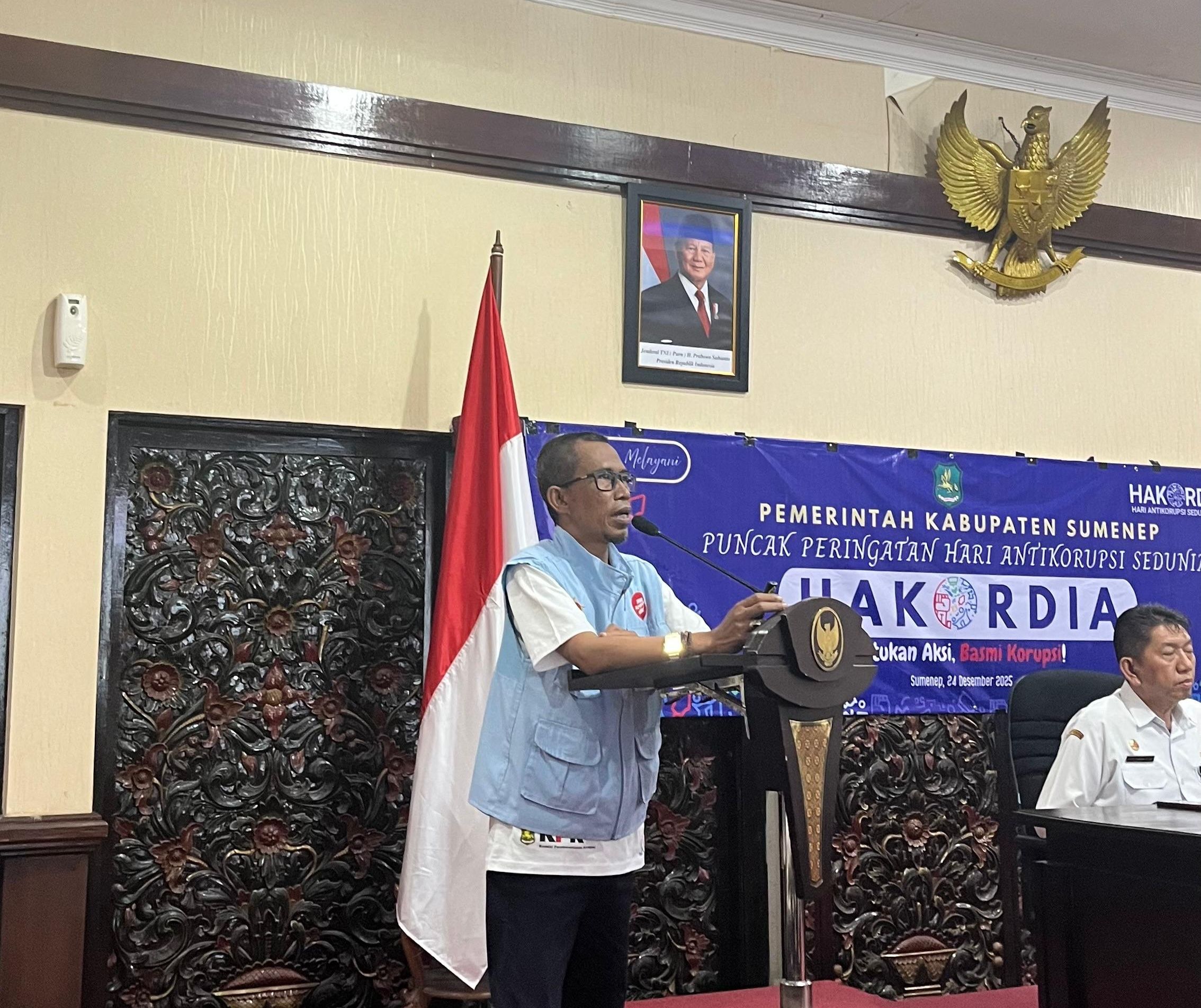 Puncak Hakordia 2025: Bupati Sumenep Diingatkan Tegas Tolak Jual Beli Jabatan
