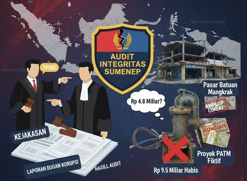 Audit Integritas Anggaran Sumenep: Sorotan Hukum dan Politik atas Proyek Mangkrak, Korupsi, dan Dugaan ‘Kuncian’ Lelang