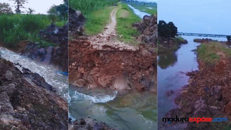 Jalur Ekonomi Tiga Desa Lumpuh, Buntut Pembongkaran Akses Jalan oleh PT Garam