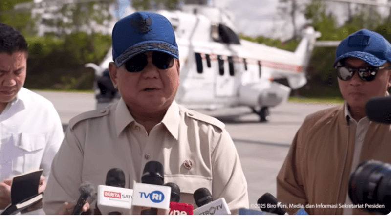 Presiden Prabowo Kerahkan Armada Laut dan Udara, Pastikan Distribusi BBM dan Logistik di Kawasan Bencana Sumatra