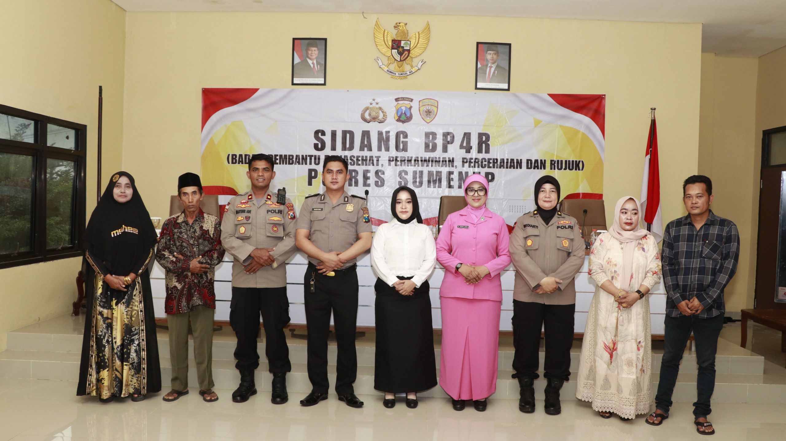 Bekal Menuju Rumah Tangga ,Polres Sumenep Gelar Sidang BP-4R