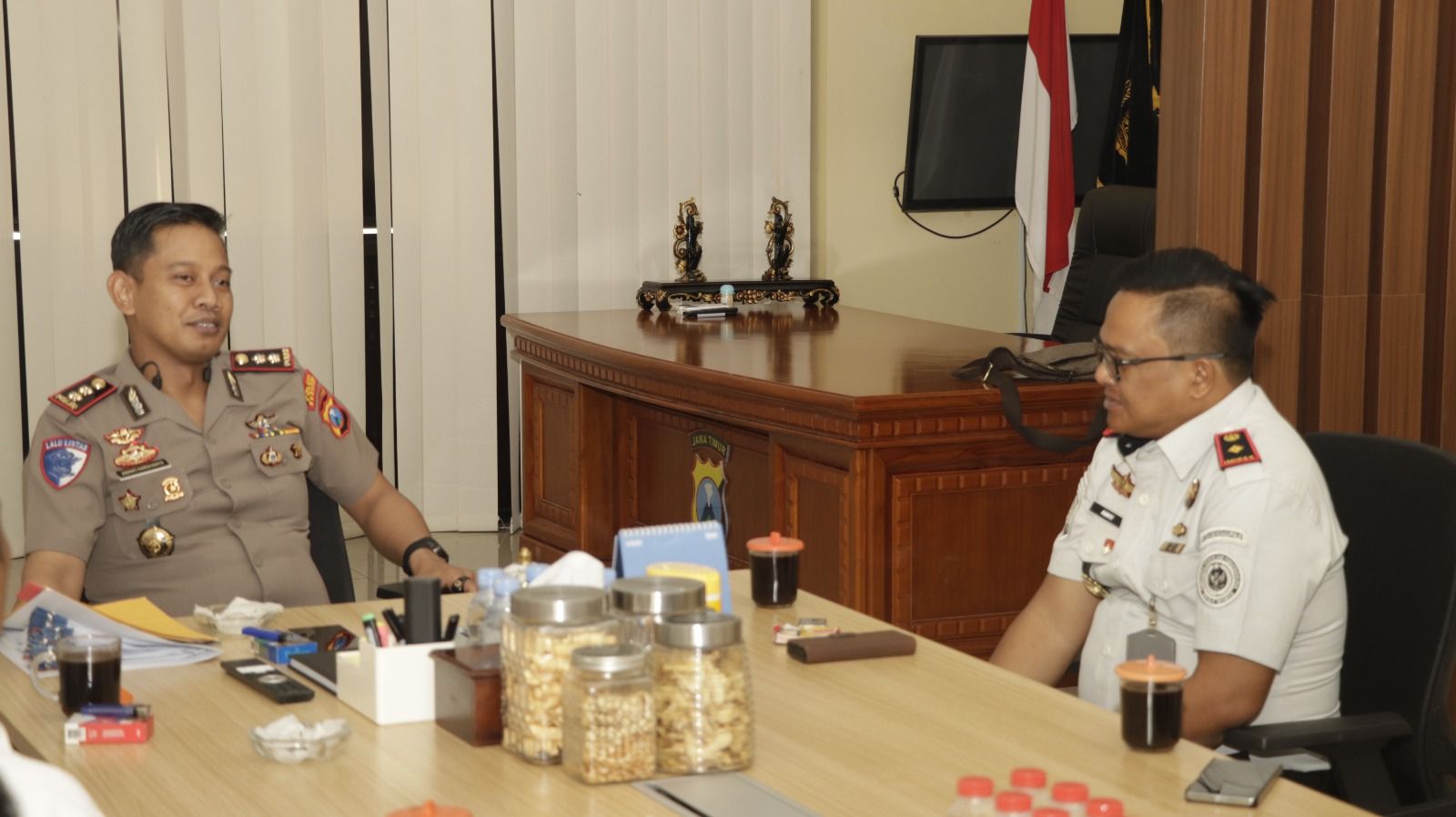 Perkuat Sinergitas, Kapolres Sumenep dan Karutan Kelas IIB Bahas Kolaborasi Pengamanan Wilayah