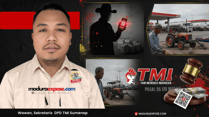 Skandal “Barcode Berdarah” di Sumenep: Mafia BBM Begal Hak Petani, TMI Desak Polda Jatim Turun Tangan!