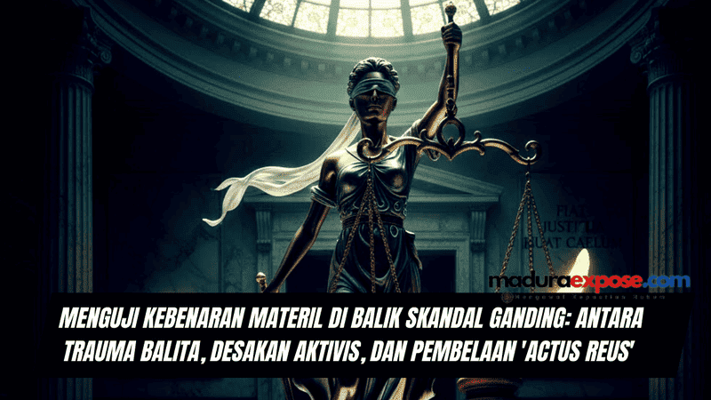 Menguji Kebenaran Materil di Balik Skandal Ganding: Antara Trauma Balita, Desakan Aktivis, dan Pembelaan ‘Actus Reus’