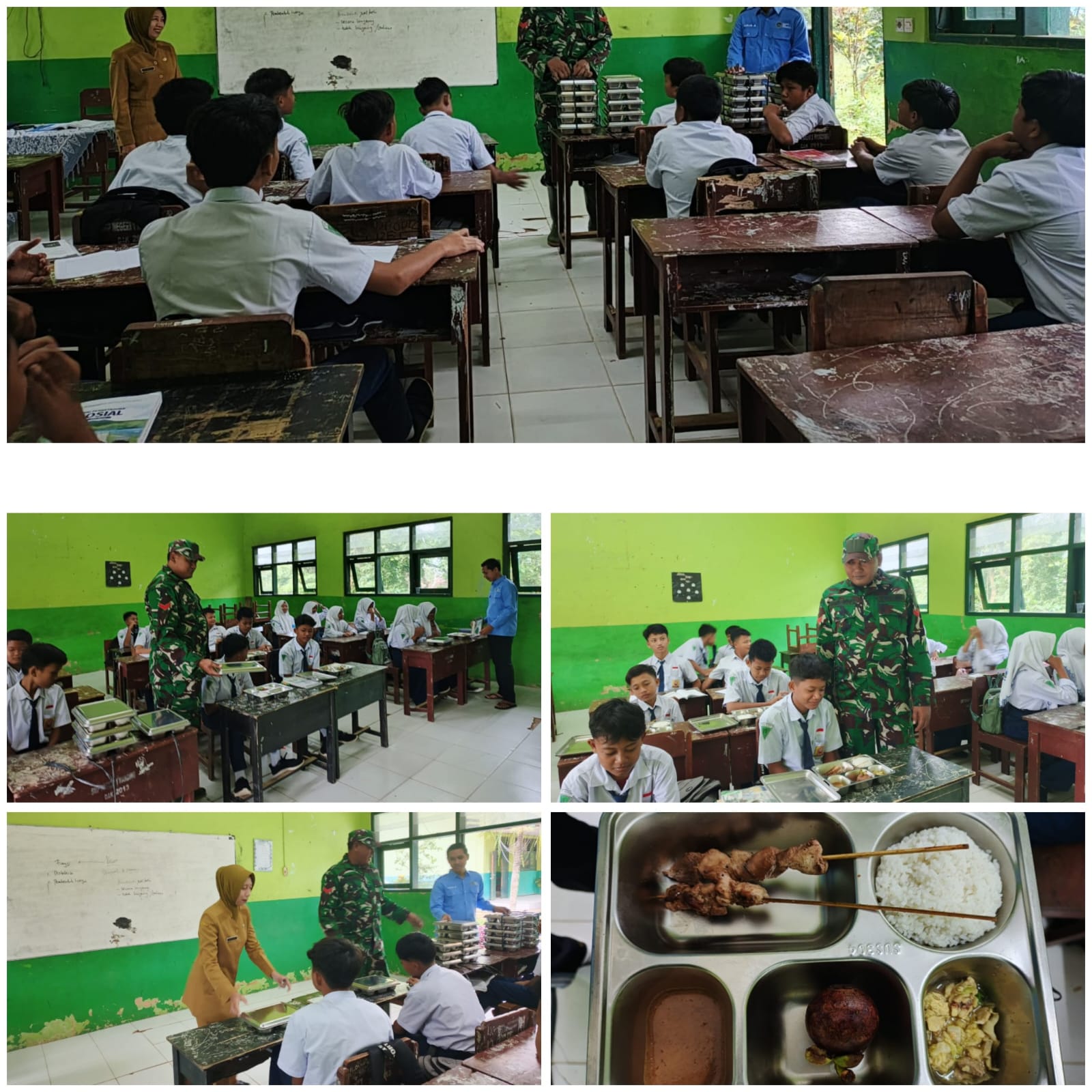 TNI Kawal MBG Manding, Jaga Gizi Ribuan Pelajar