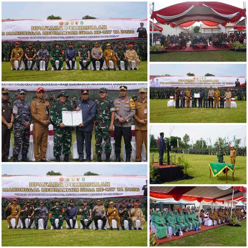 TMMD ke-127 Kodim Sumenep Resmi Dibuka, TNI Percepat Akses Desa Mandala