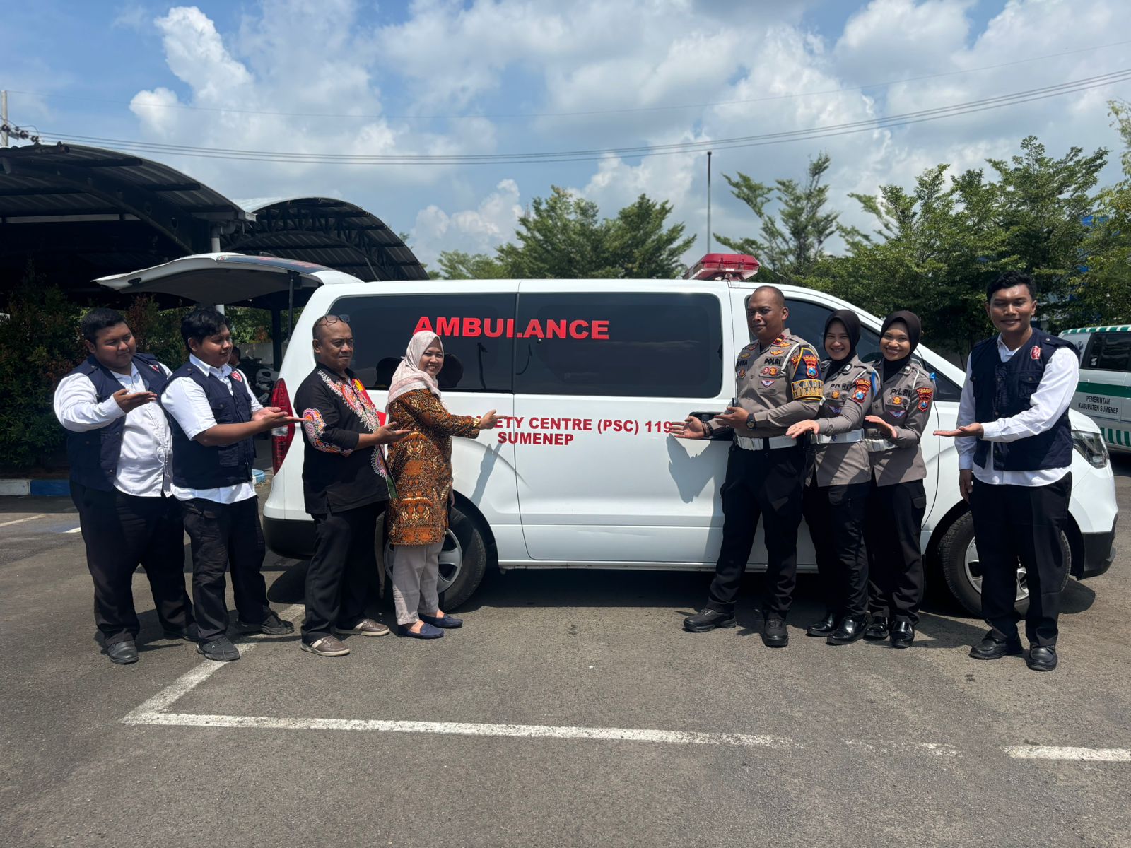 Satlantas Polres Sumenep Gelar Safety Driving Sopir Ambulans dalam Ops Keselamatan Semeru 2026
