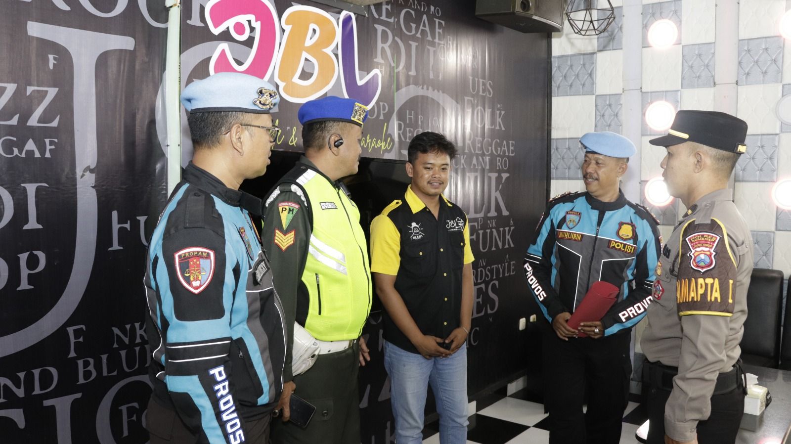 Jaga Citra Institusi, Sipropam Polres Sumenep Sisir Tempat Hiburan Malam Jelang Libur Panjang