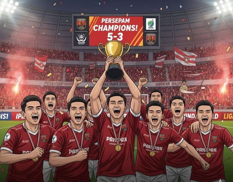 Persepam Pamekasan Segel Gelar Juara Liga 4 Jawa Timur!