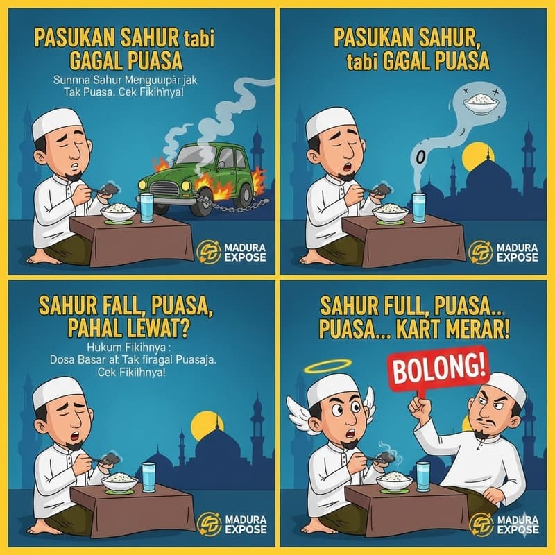 Fenomena Pasukan Sahur: Kenyang di Malam Hari, Bolong di Siang Hari, Bagaimana Hukum Fikihnya?