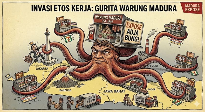 Invasi Etos Kerja: Warung Madura di Jakarta-Jabar ‘Guncang’ Dominasi Ritel Modern!