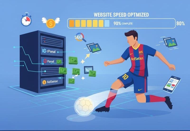 Taktik Barcelona FC: Kelola Foto Berita Agar Website Lari Kencang dan AdSense Cadas!