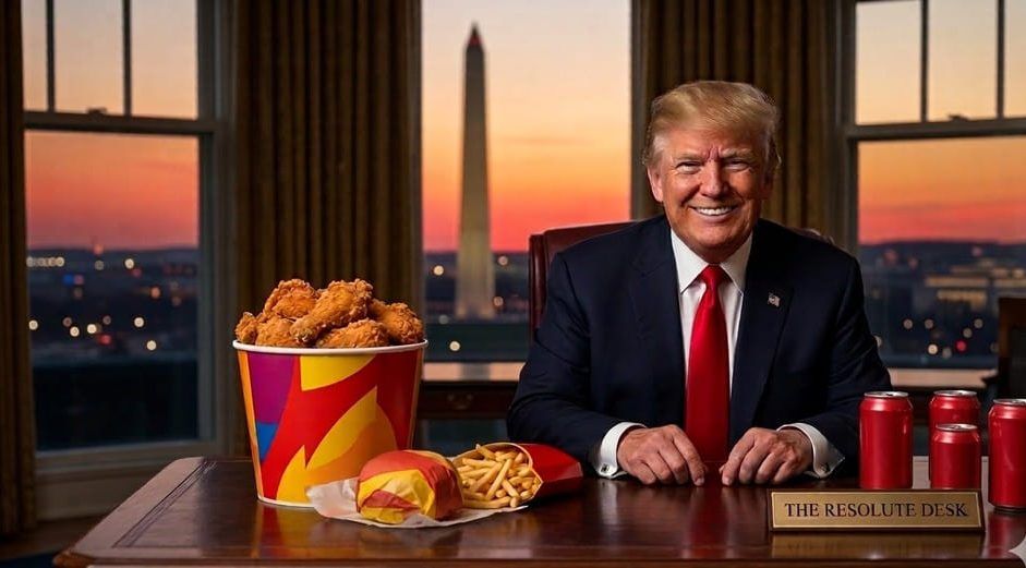 Disangka “Doyan Perang”, Ternyata Trump Lebih “Ngeri” Sama Makanan Asing: Rahasia Seember Ayam di Oval Office!