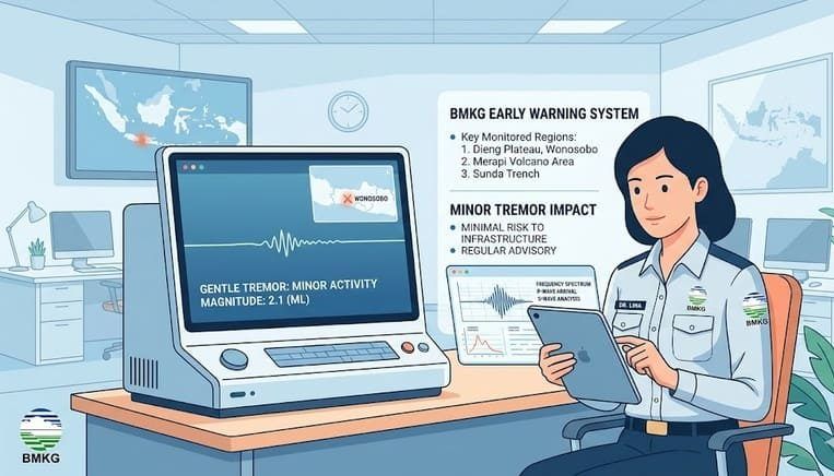 Dieng Bergoyang Malam Ini: Sesar Aktif “Terbangun”, Wisatawan Wonosobo Diminta Tenang