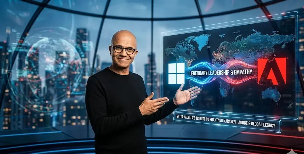 Satya Nadella Beri Hormat: Akhir Era Legenda Adobe, Shantanu Narayen