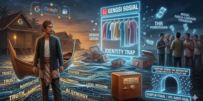 Analisis strategi marketing Uniqlo Indonesia dan jebakan identitas sosial terhadap pengelolaan THR 2026 di Kampung Gemini Madura.