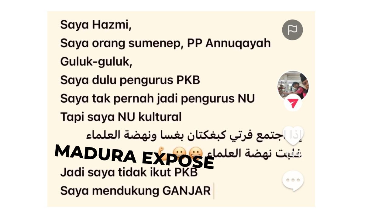Viral di Tiktok, Kiai Hazmi Annuqayah Dukung Ganjar