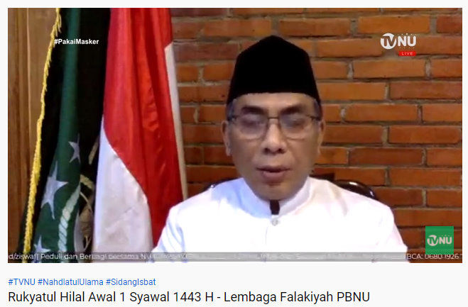 Breaking News: Ketum PBNU Umumkan Idul Fitri Besok 2 Mei 2022