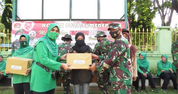 Kodim Sumenep Meriahkan HUT RI ke-75 Sesuai Protokol Kesehatan