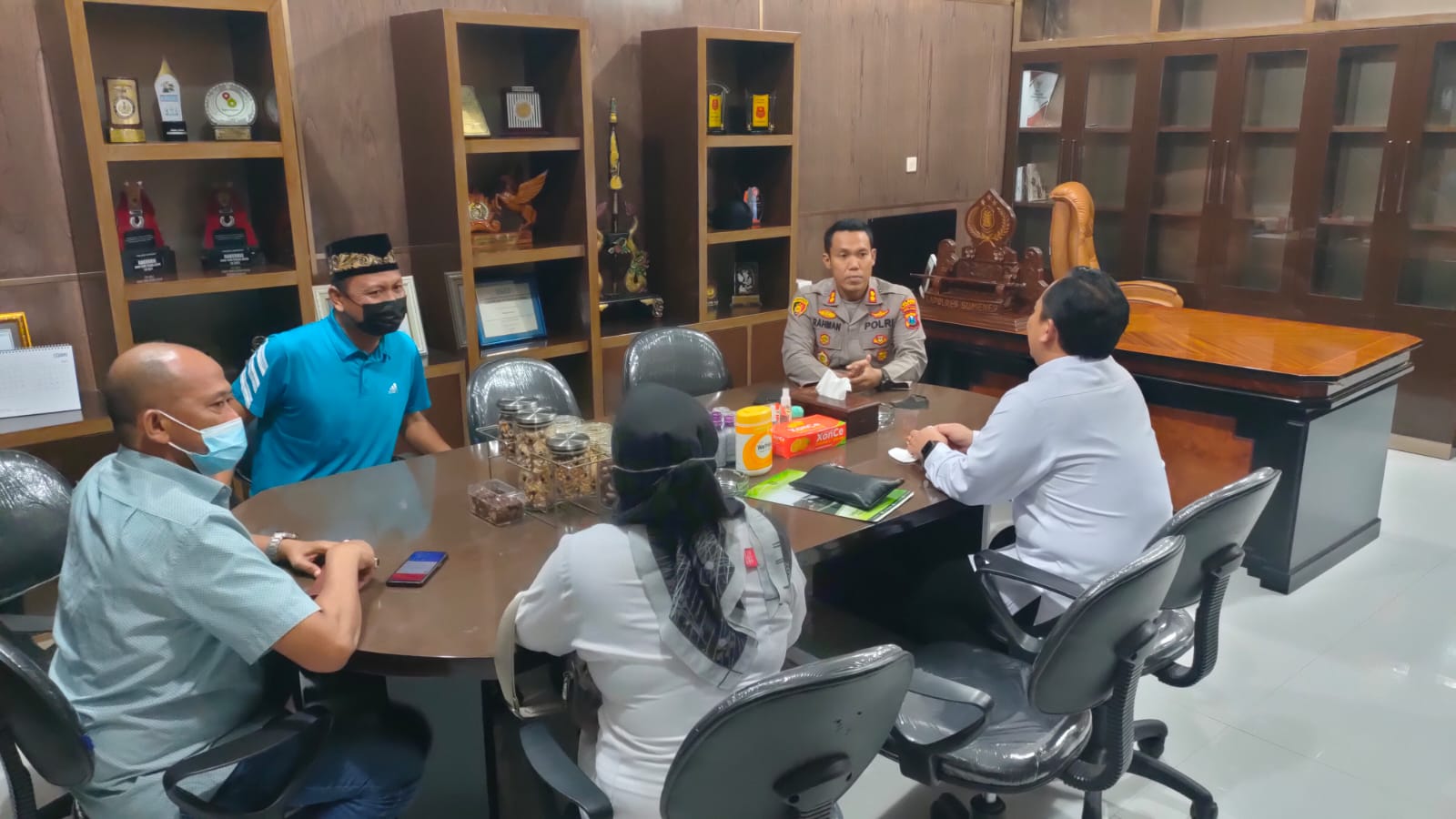 Antisipasi Wabah PMK, Kapolres Sumenep Pimpin Rapat Kordinasi