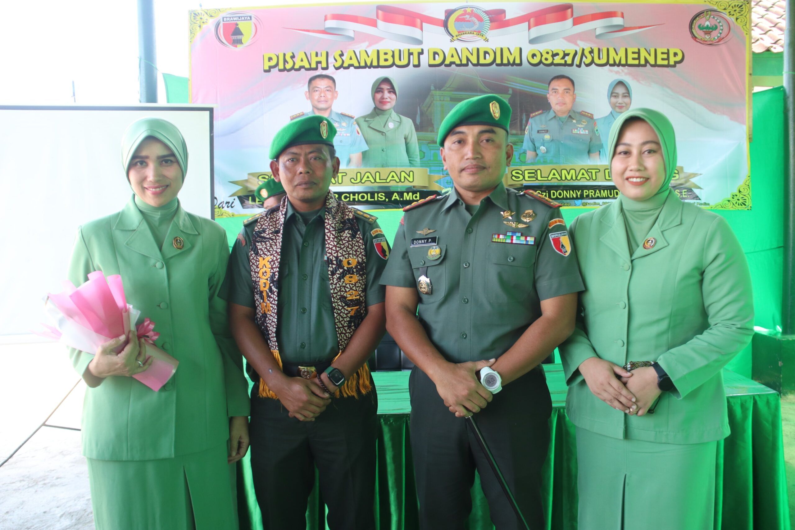 Penuh Haru, Warnai Tradisi Lepas Sambut Dandim 0827/Sumenep