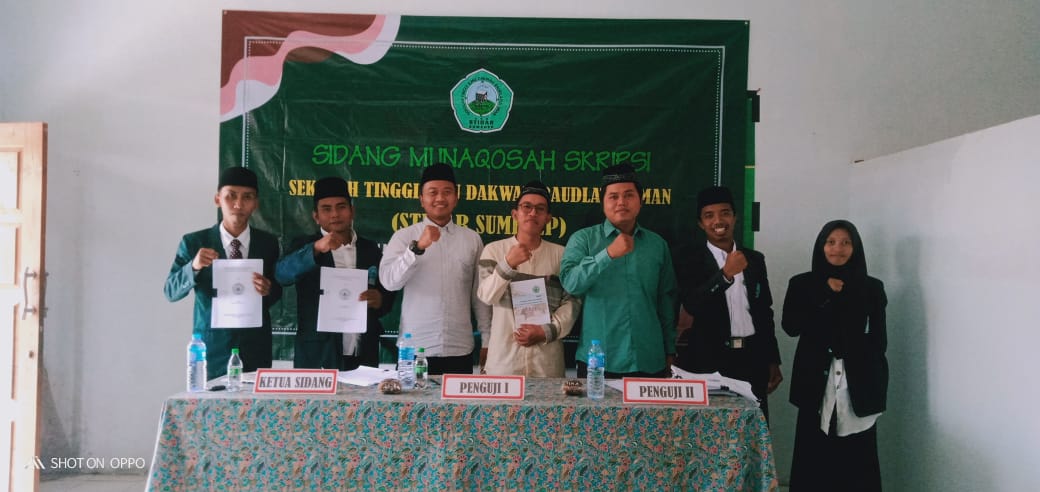 Keren, Sidang Munaqasah Skripsi Mahasiswa STIDAR Gelombang II Ditempatkan Diruang VIP