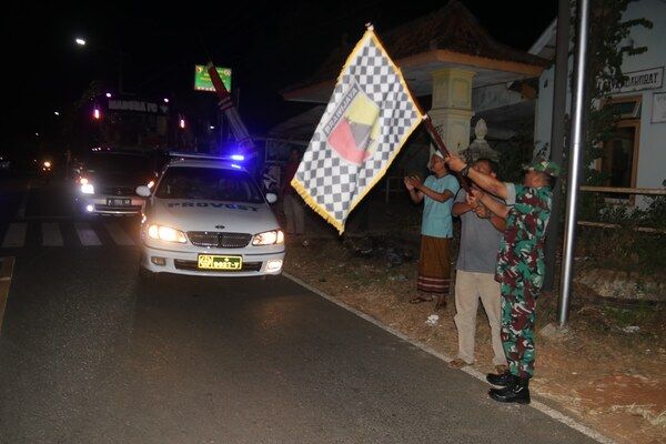 Kasdim 0827/Sumenep Lepas Keberangkatan Liga Santri Dengan Penuh Semangat Dan Doa