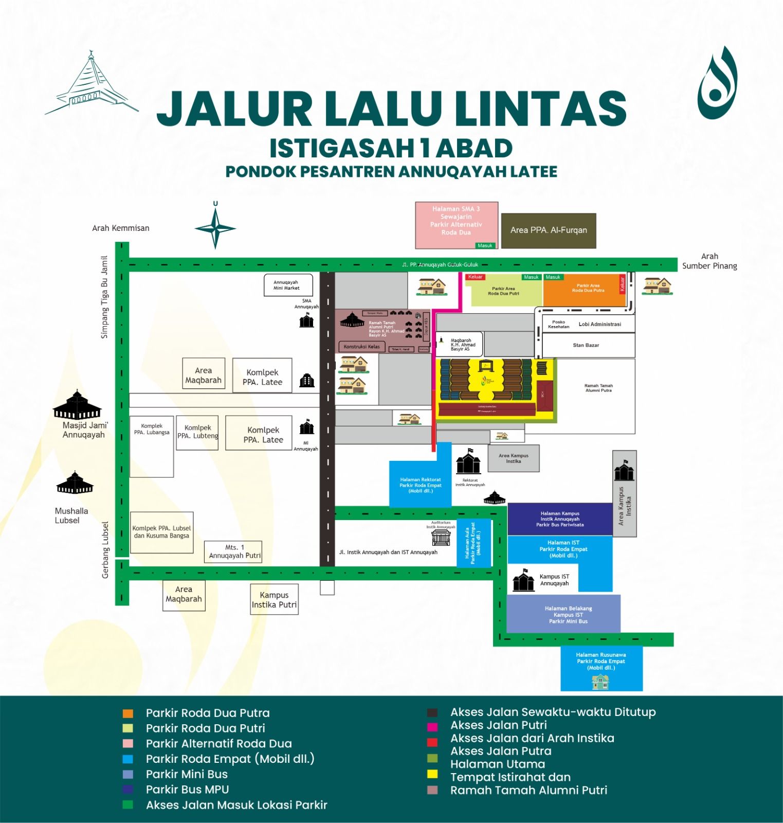 Ini Dia Rute Menuju Lokasi Istighosah 1 Abad Annuqayah Latee