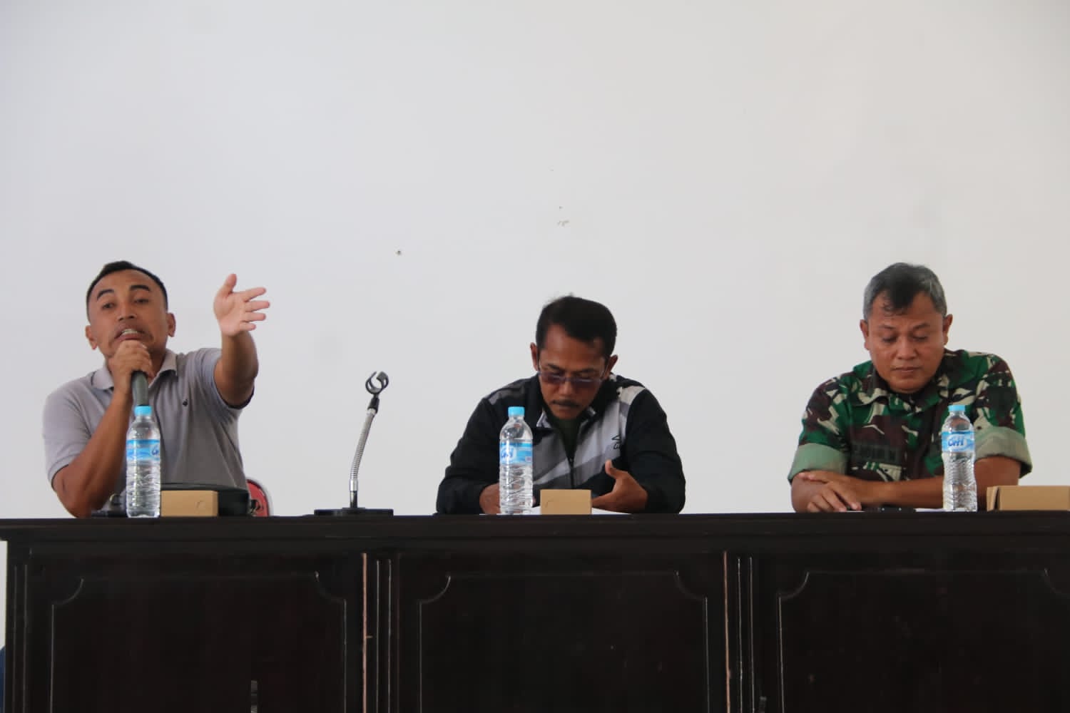 Dandim Pimpin Technical Meeting Turnamen Bola Volly Dandim Cup 2023