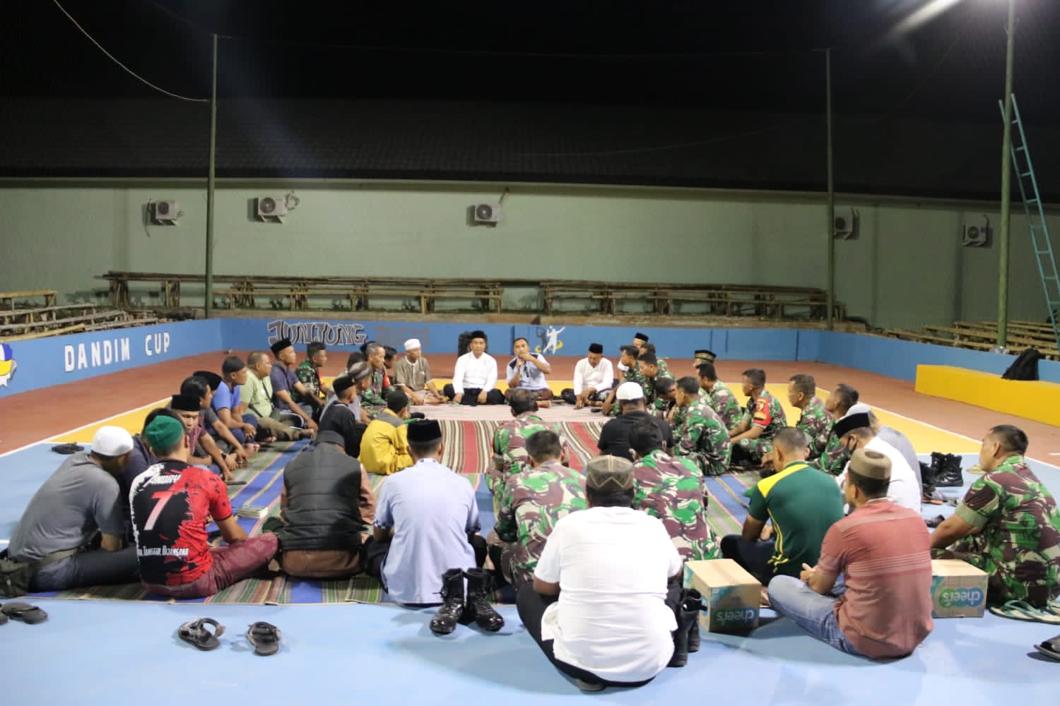 Gelar Do’a Bersama, Sukseskan Turnamen Volly Dandim Cup 2023
