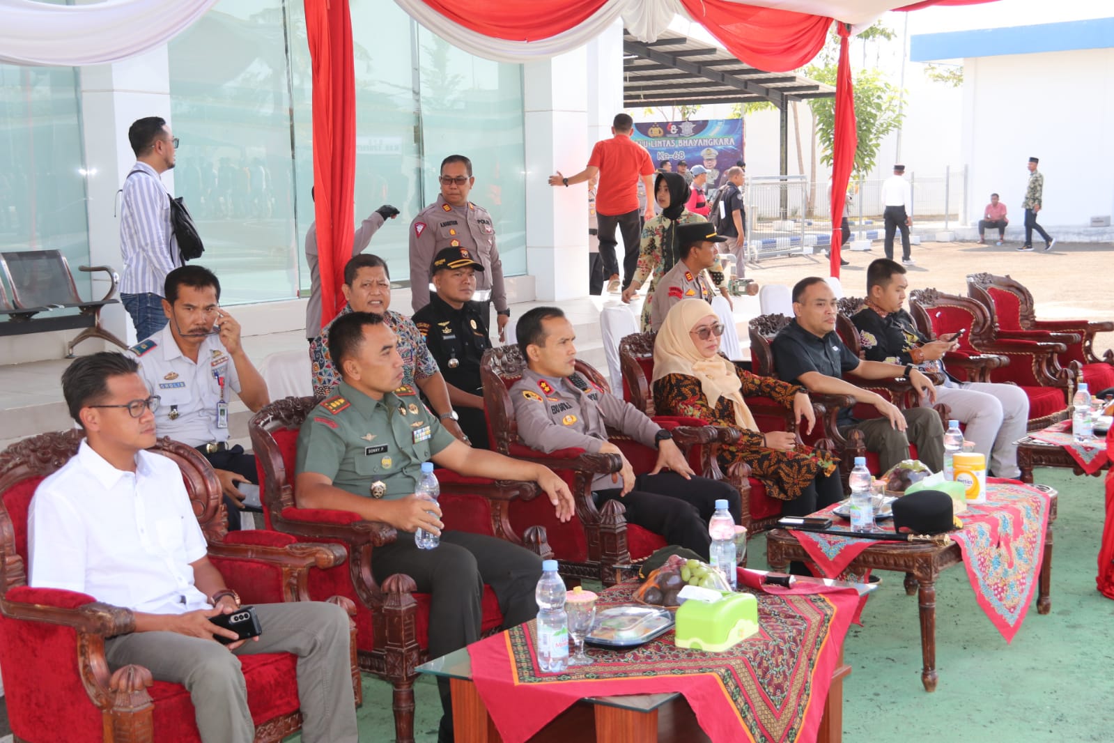 Dandim Sumenep Hadiri Simulasi Sispam Kota Pemilu 2024 di Polres Setempat