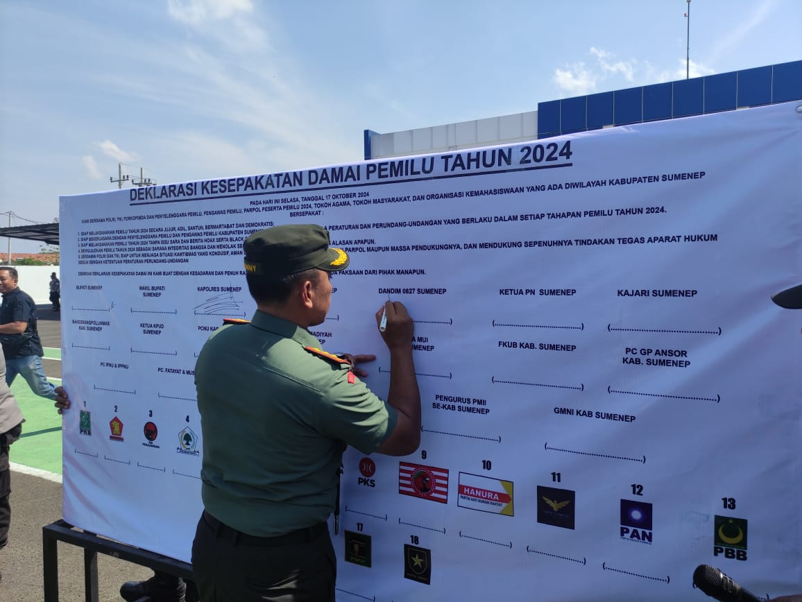 Dandim Sumenep Hadiri Apel Gelar Pasukan Operasi Mantap Brata Semeru 2023-2024