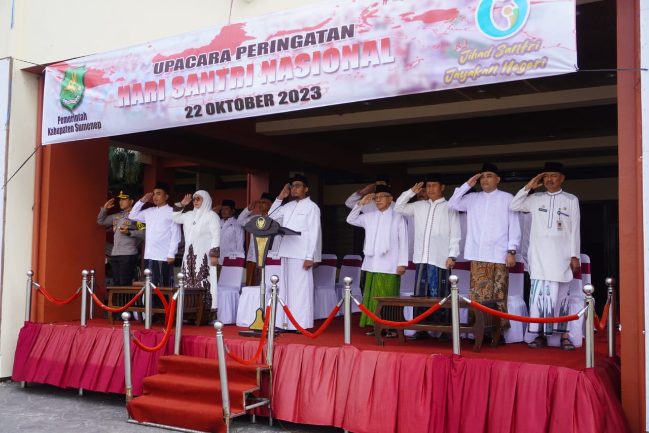 Dandim Sumenep Hadiri Peringatan Hari Santri 2023 di Kantor Bupati Sumenep