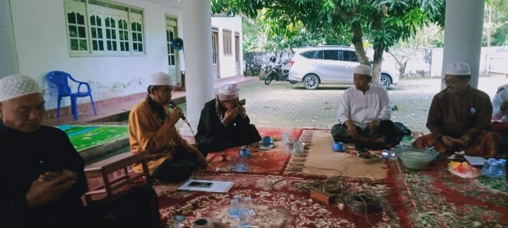 Halal Bihalal Potoh Kiai Rowi Dikediaman KH. Musthofa Afifi Blumbungan Pamekasan