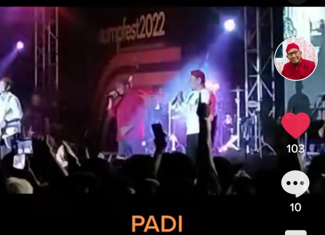 Konser Bareng Padi Reborn, Tiktok Bupati Fauzi Banjir Pujian