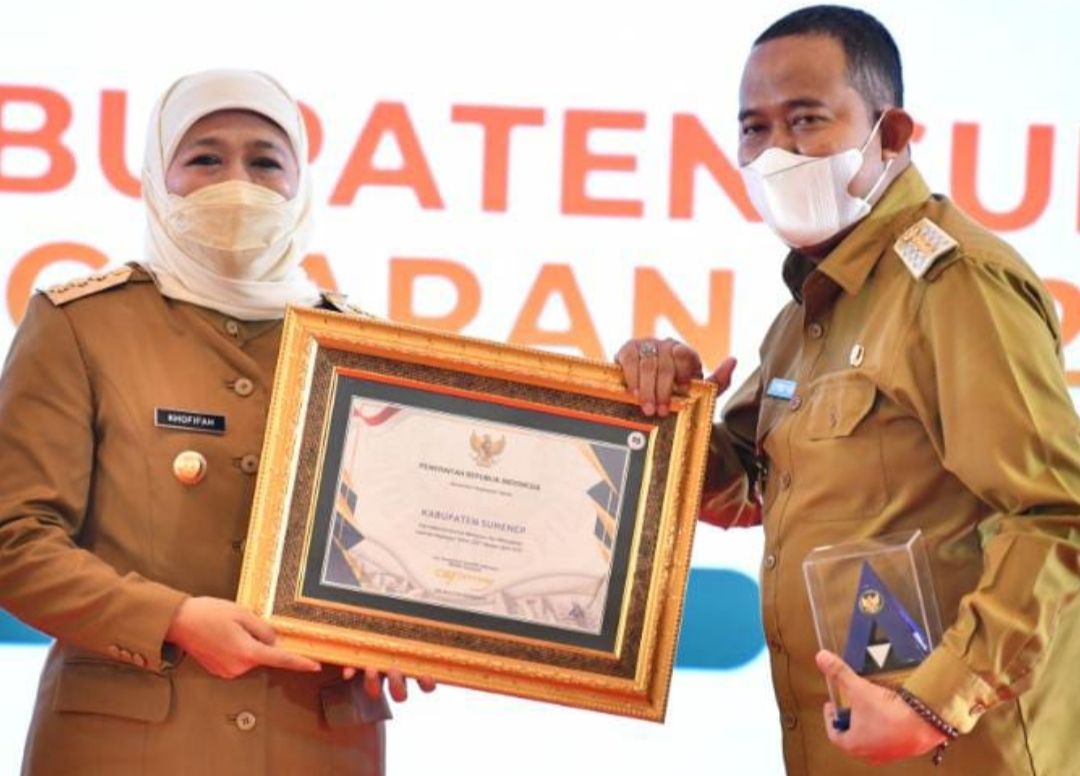 Bupati Sumenep Terima Penghargaan Kemenkeu RI, 5 Kali Opini WTP Bupati Sumenep Terima Penghargaan Kemenkeu RI, 5 Kali Opini WTP