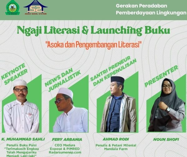 Besok Pagi, SSA Ponpes Raudlatul Iman Gelar Ngaji Literasi Dan Lounching Antologi Puisi