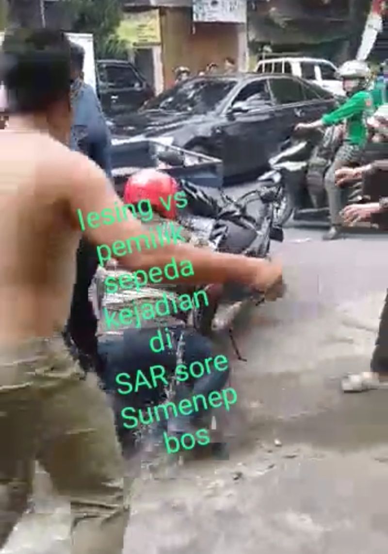 Viral! Video Pegawai Leasing Motor Digebuk Warga, Polres Sumenep Angkat Suara