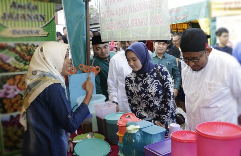 Bazar Takjil Ramadan, Bupati Fauzi: Ikhtiar Memasyarakatkan Produk UMKM