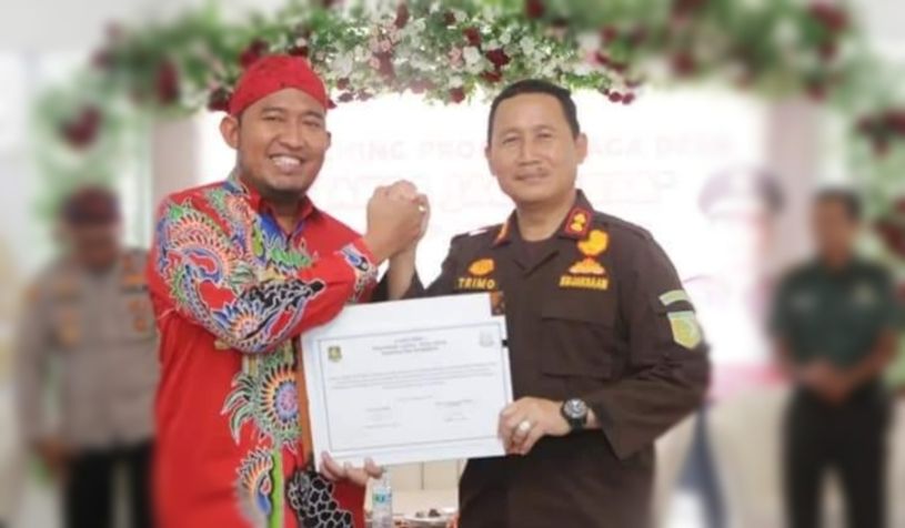 Bupati Fauzi Launching Jaksa Jaga Desa