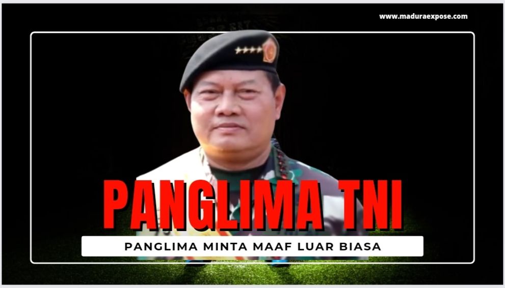 Panglima TNI Minta Maaf, Luar Biasa