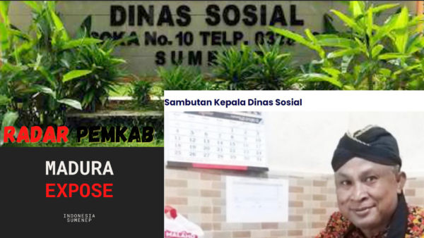 Kualat, Webiste Dinsos Dipajangi Foto KaDisbudporapar Sumenep