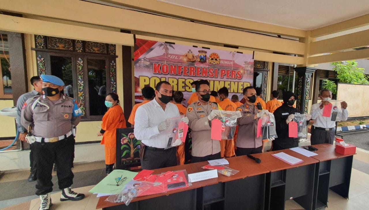 Polres Sumenep Sita  38,41 gram Sabu-Sabu