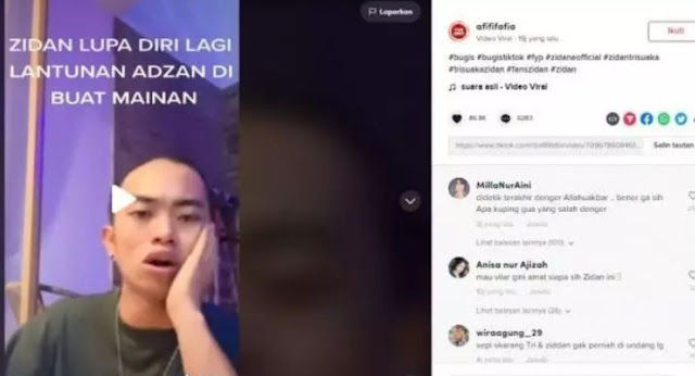 Zinidin Zidan Diduga Permainkan Adzan, Warganet Ngamuk: Kawal sampai Pakai Baju Orange! Zinidin Zidan Diduga Permainkan Adzan, Warganet Ngamuk: Kawal sampai Pakai Baju Orange!