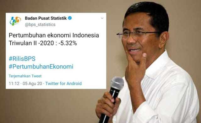 Ekonomi RI -5,3%, Dahlan Iskan: Artinya Hidup akan Lebih Sulit
